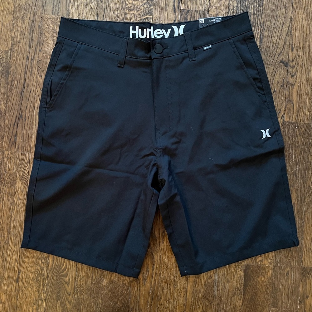 Hurley Hybrid Walk Shorts - Amphibious - Black - Size 32 - NWT